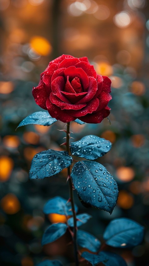 Beautiful Charming Red Rose Flowers Aesthetics (81)