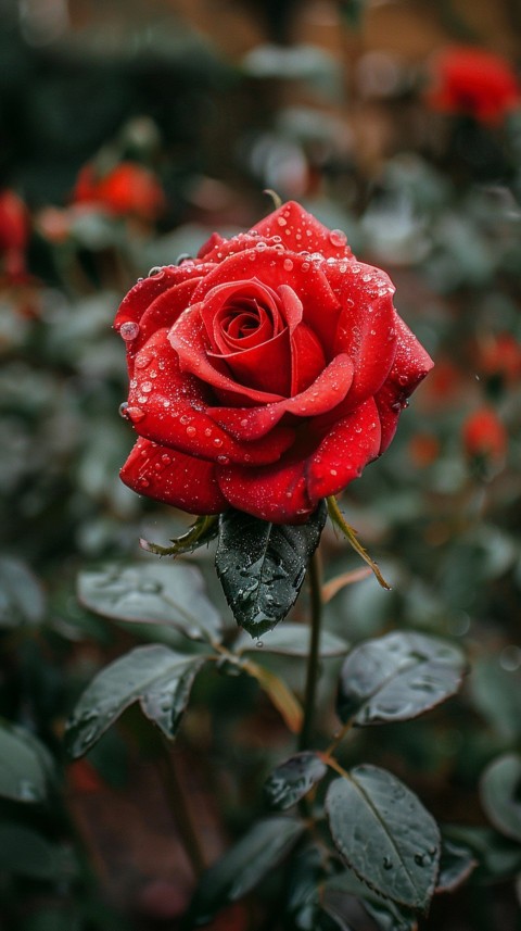 Beautiful Charming Red Rose Flowers Aesthetics (51)