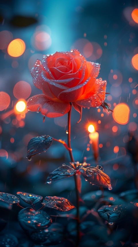 Beautiful Charming Red Rose Flowers Aesthetics (52)
