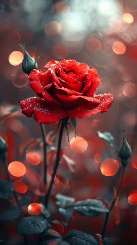 Beautiful Charming Red Rose Flowers Aesthetics (78)