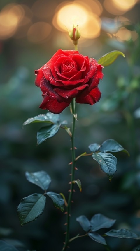 Beautiful Charming Red Rose Flowers Aesthetics (103)