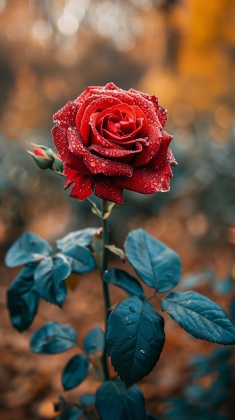 Beautiful Charming Red Rose Flowers Aesthetics (111)