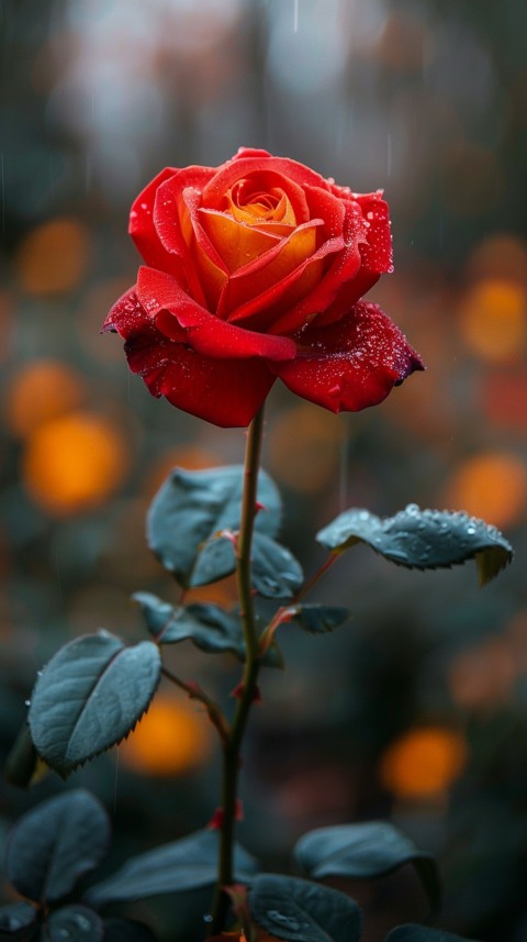 Beautiful Charming Red Rose Flowers Aesthetics (128)