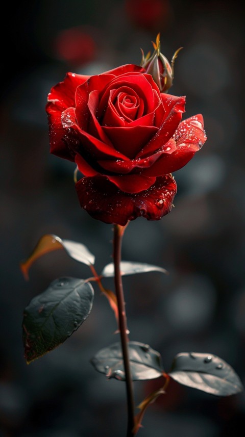 Beautiful Charming Red Rose Flowers Aesthetics (141)