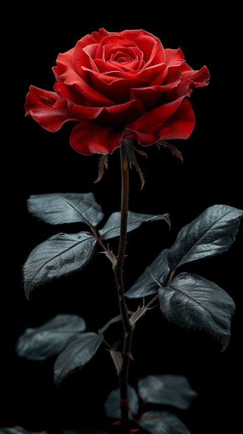 Beautiful Charming Red Rose Flowers Aesthetics (152)
