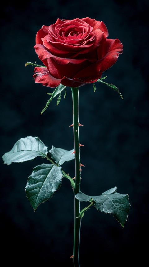 Beautiful Charming Red Rose Flowers Aesthetics (158)