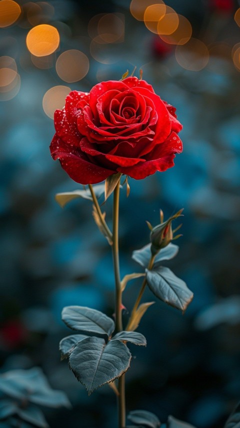 Beautiful Charming Red Rose Flowers Aesthetics (195)