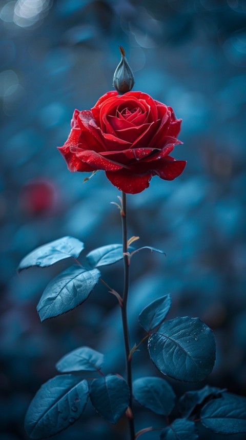 Beautiful Charming Red Rose Flowers Aesthetics (233)