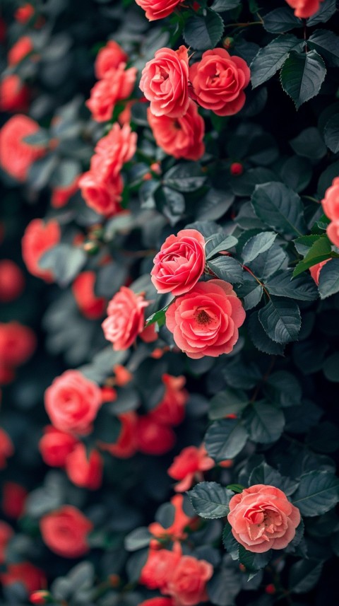 Beautiful Charming Red Rose Flowers Aesthetics (245)