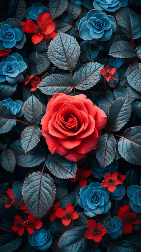 Beautiful Charming Red Rose Flowers Aesthetics (232)