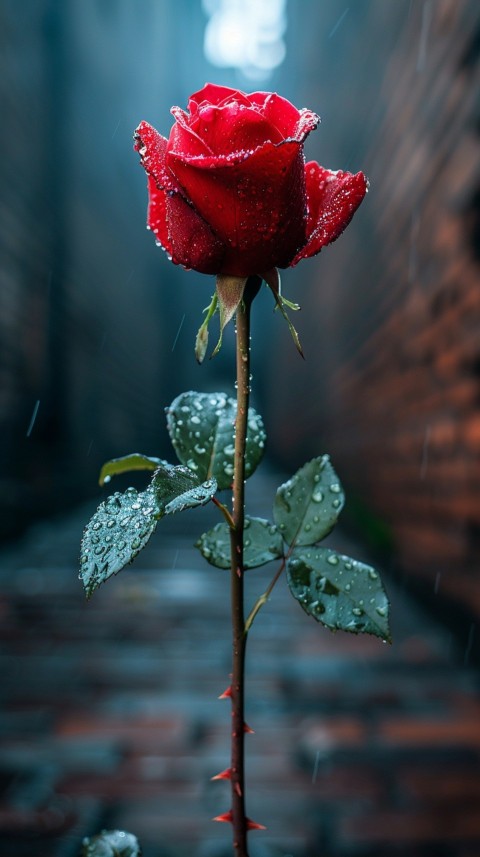 Beautiful Charming Red Rose Flowers Aesthetics (273)