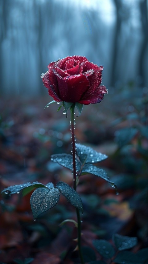 Beautiful Charming Red Rose Flowers Aesthetics (257)