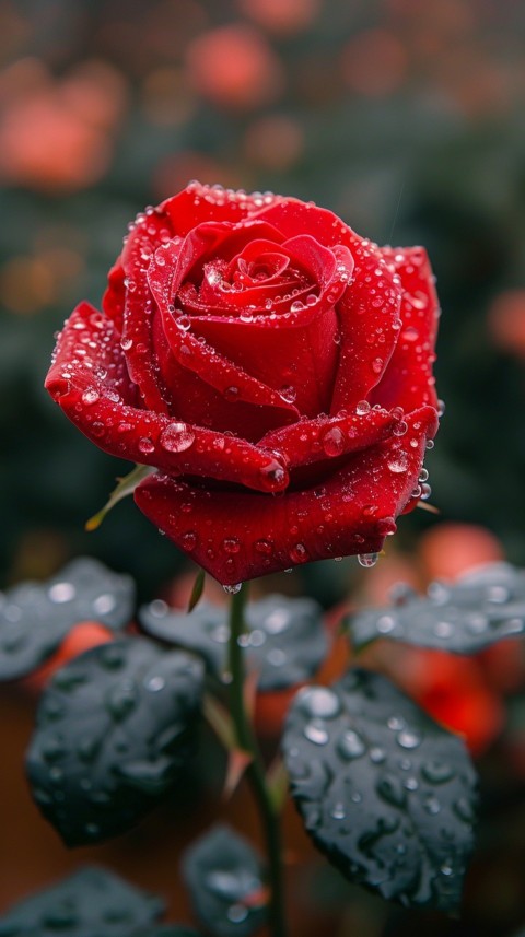 Beautiful Charming Red Rose Flowers Aesthetics (286)