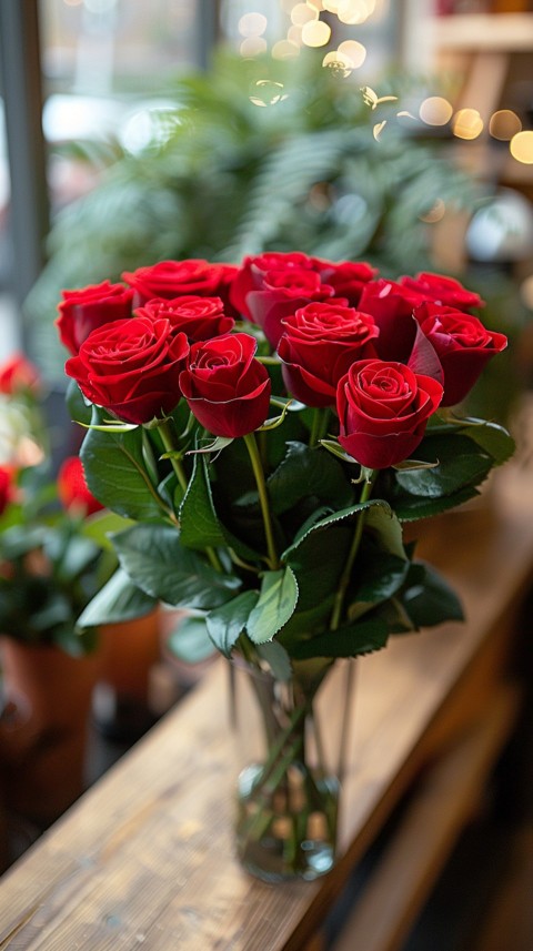 Beautiful Charming Red Rose Flowers Aesthetics (296)