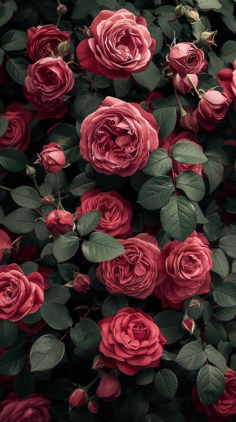 Beautiful Charming Red Rose Flowers Aesthetics (267)