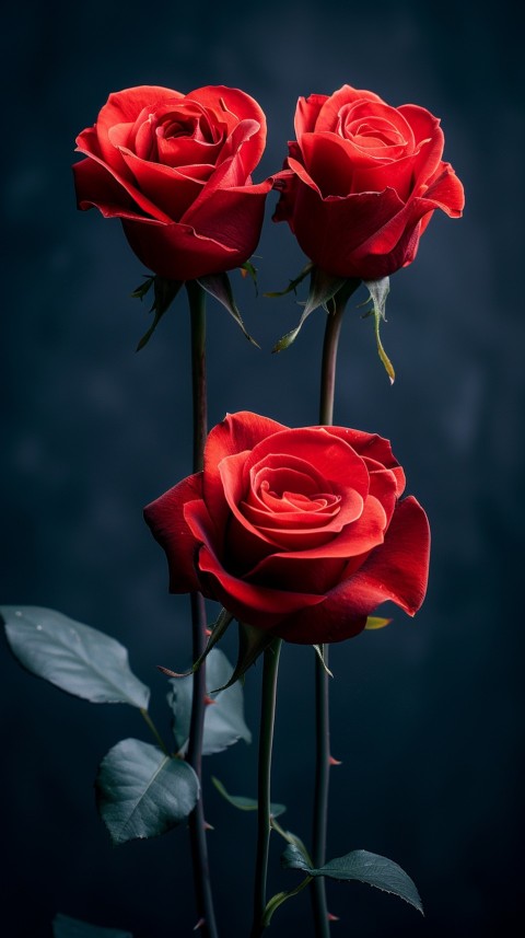 Beautiful Charming Red Rose Flowers Aesthetics (316)