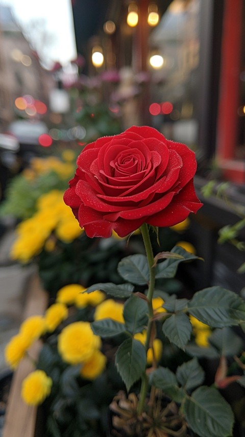 Beautiful Charming Red Rose Flowers Aesthetics (307)