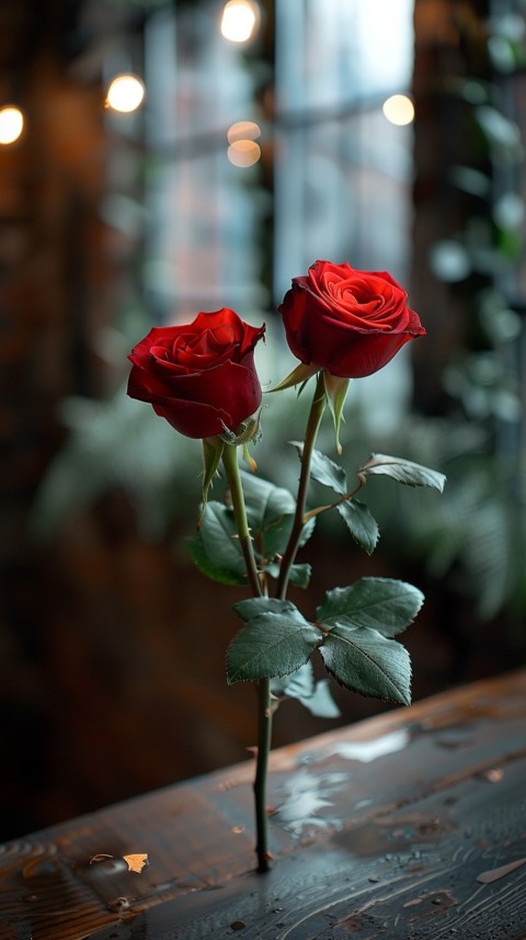 Beautiful Charming Red Rose Flowers Aesthetics (315)