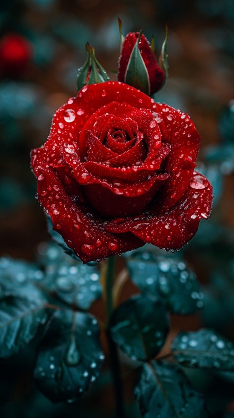 Beautiful Charming Red Rose Flowers Aesthetics (306)