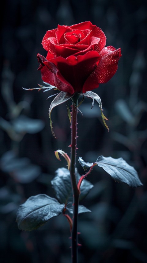 Beautiful Charming Red Rose Flowers Aesthetics (347)