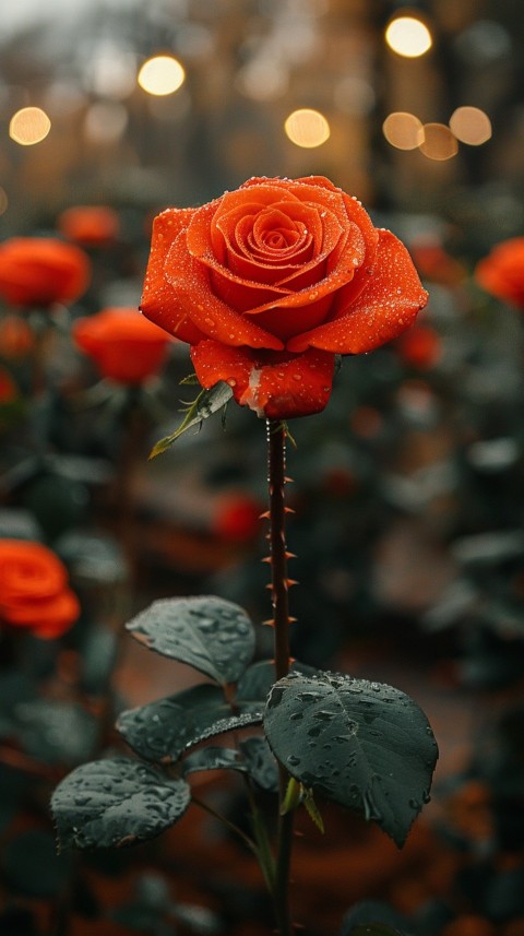 Beautiful Charming Red Rose Flowers Aesthetics (341)