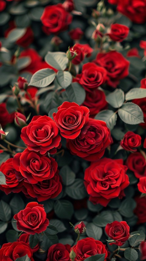 Beautiful Charming Red Rose Flowers Aesthetics (301)