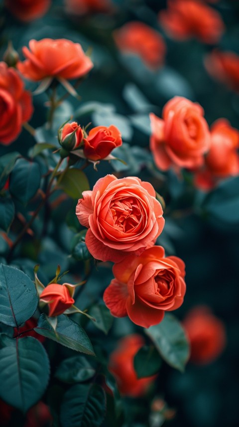 Beautiful Charming Red Rose Flowers Aesthetics (351)