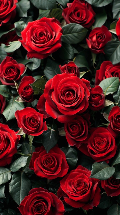 Beautiful Charming Red Rose Flowers Aesthetics (358)