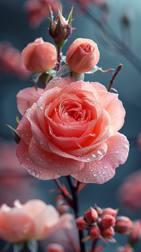 Beautiful Rose Flowers Aesthetics (407)