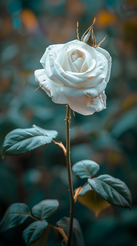 Beautiful White Charming Rose Flowers Aesthetics (46)