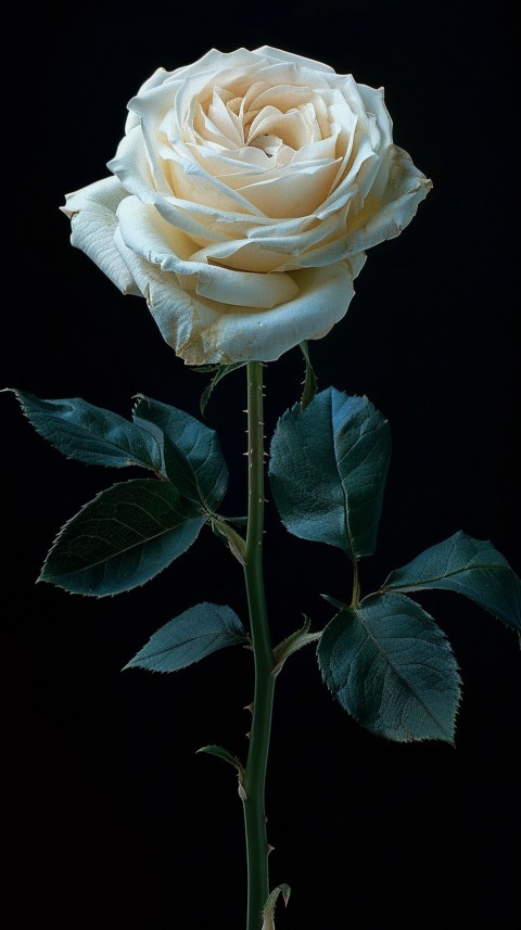 Beautiful White Charming Rose Flowers Aesthetics (35)
