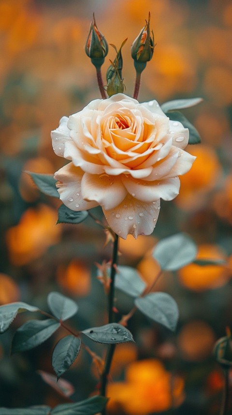Beautiful White Charming Rose Flowers Aesthetics (20)