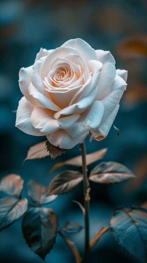 Beautiful White Charming Rose Flowers Aesthetics (29)