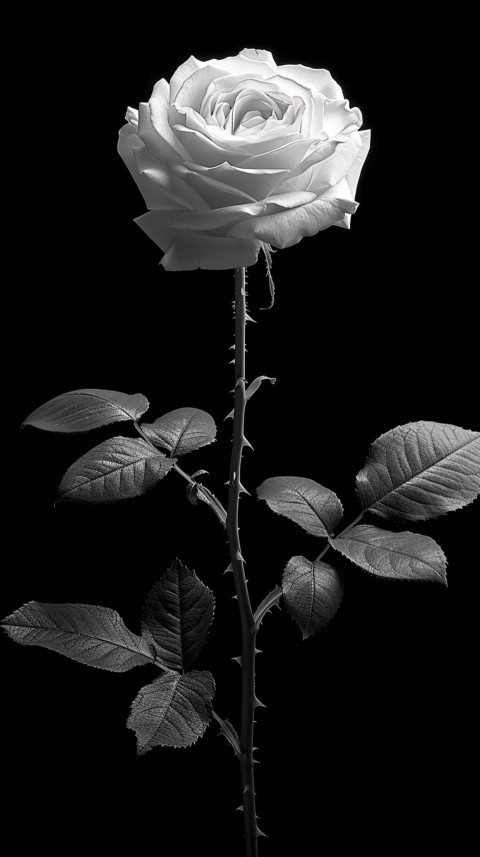 Beautiful White Charming Rose Flowers Aesthetics (71)
