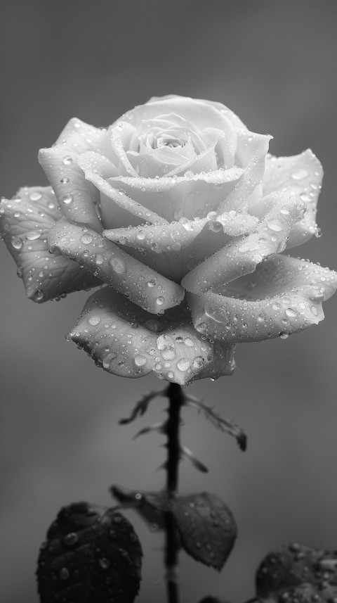 Beautiful White Charming Rose Flowers Aesthetics (90)