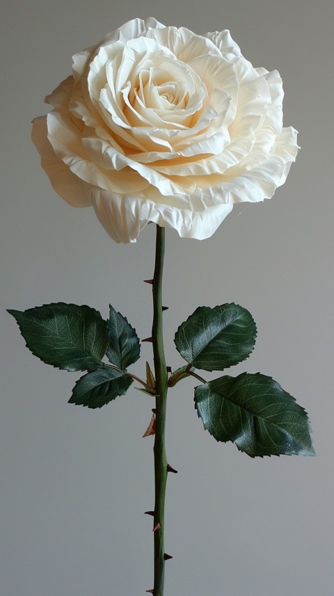 Beautiful White Charming Rose Flowers Aesthetics (94)