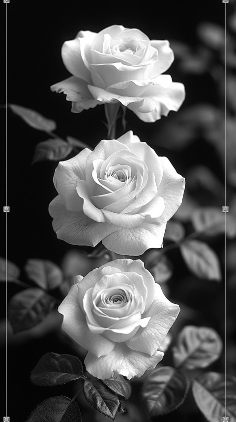Beautiful White Charming Rose Flowers Aesthetics (63)