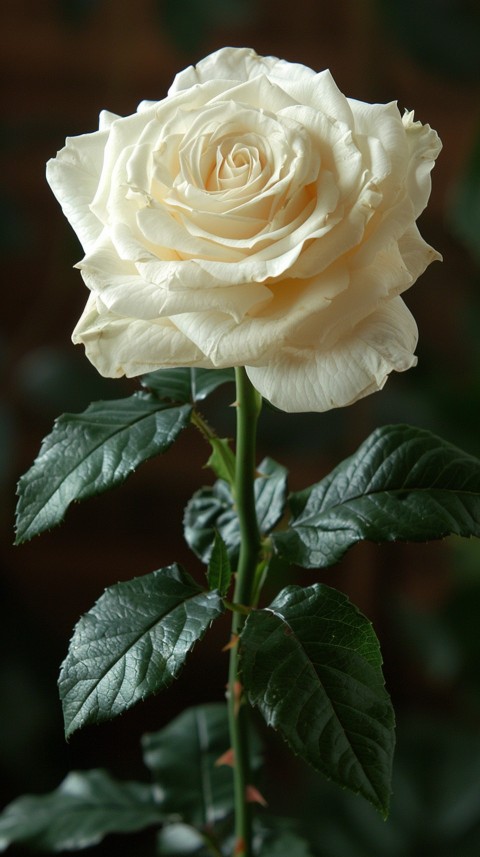 Beautiful White Charming Rose Flowers Aesthetics (83)