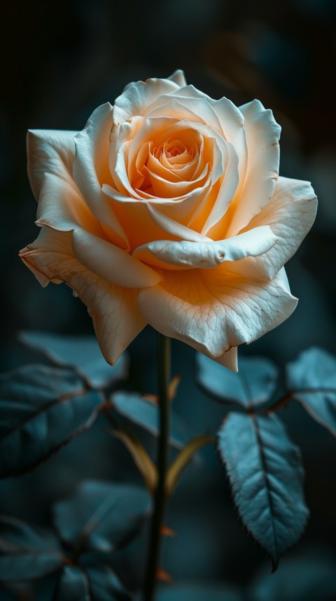 Beautiful White Charming Rose Flowers Aesthetics (65)