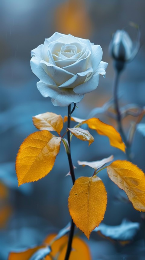 Beautiful White Charming Rose Flowers Aesthetics (86)