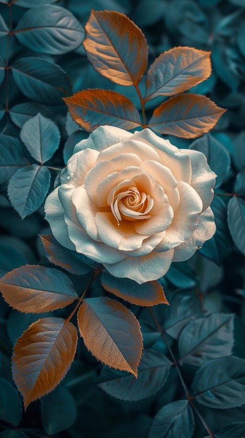 Beautiful White Charming Rose Flowers Aesthetics (98)