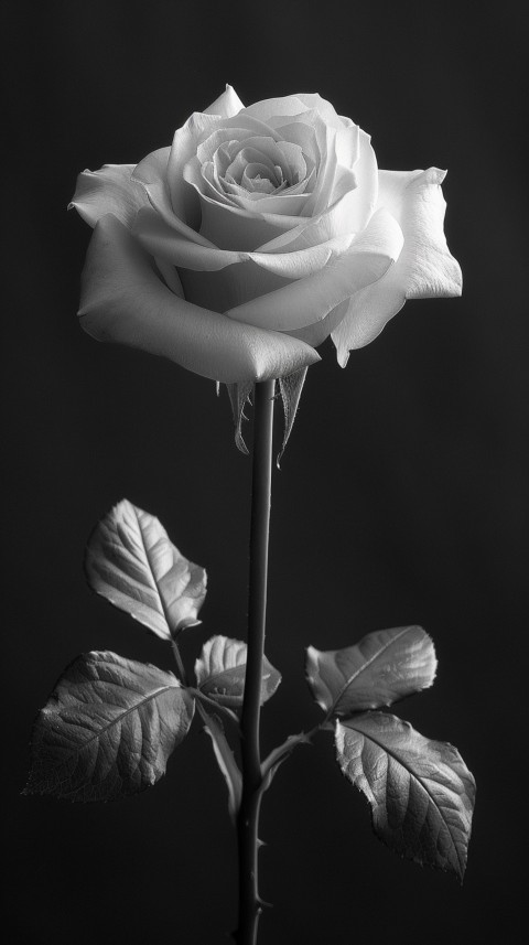 Beautiful White Charming Rose Flowers Aesthetics (153)