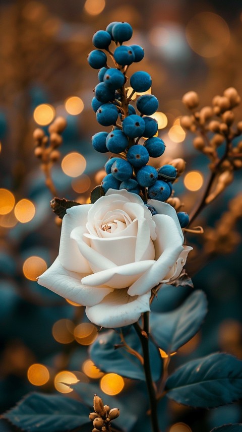Beautiful White Charming Rose Flowers Aesthetics (131)