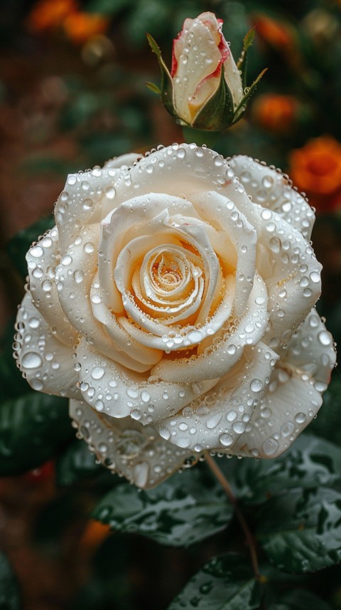 Beautiful White Charming Rose Flowers Aesthetics (141)
