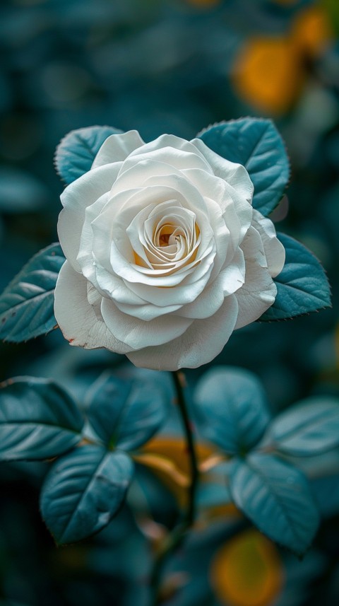Beautiful White Charming Rose Flowers Aesthetics (136)