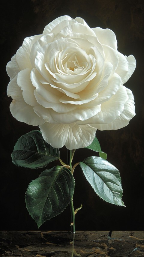 Beautiful White Charming Rose Flowers Aesthetics (121)