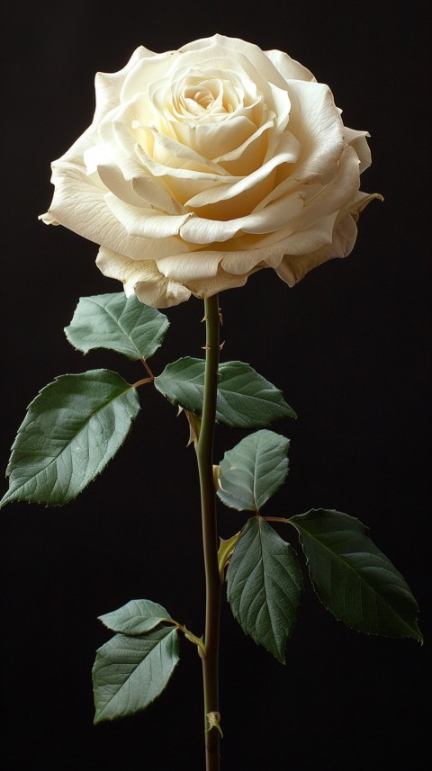 Beautiful White Charming Rose Flowers Aesthetics (130)
