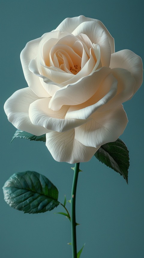 Beautiful White Charming Rose Flowers Aesthetics (158)