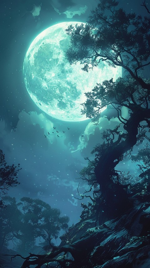 Moonlight Aesthetic Night Sky Moon Dark (320)