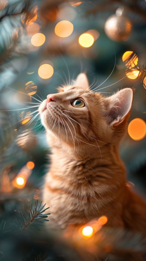 Cute Cat Christmas Vibe Kittens Kitty Aesthetic  (35)